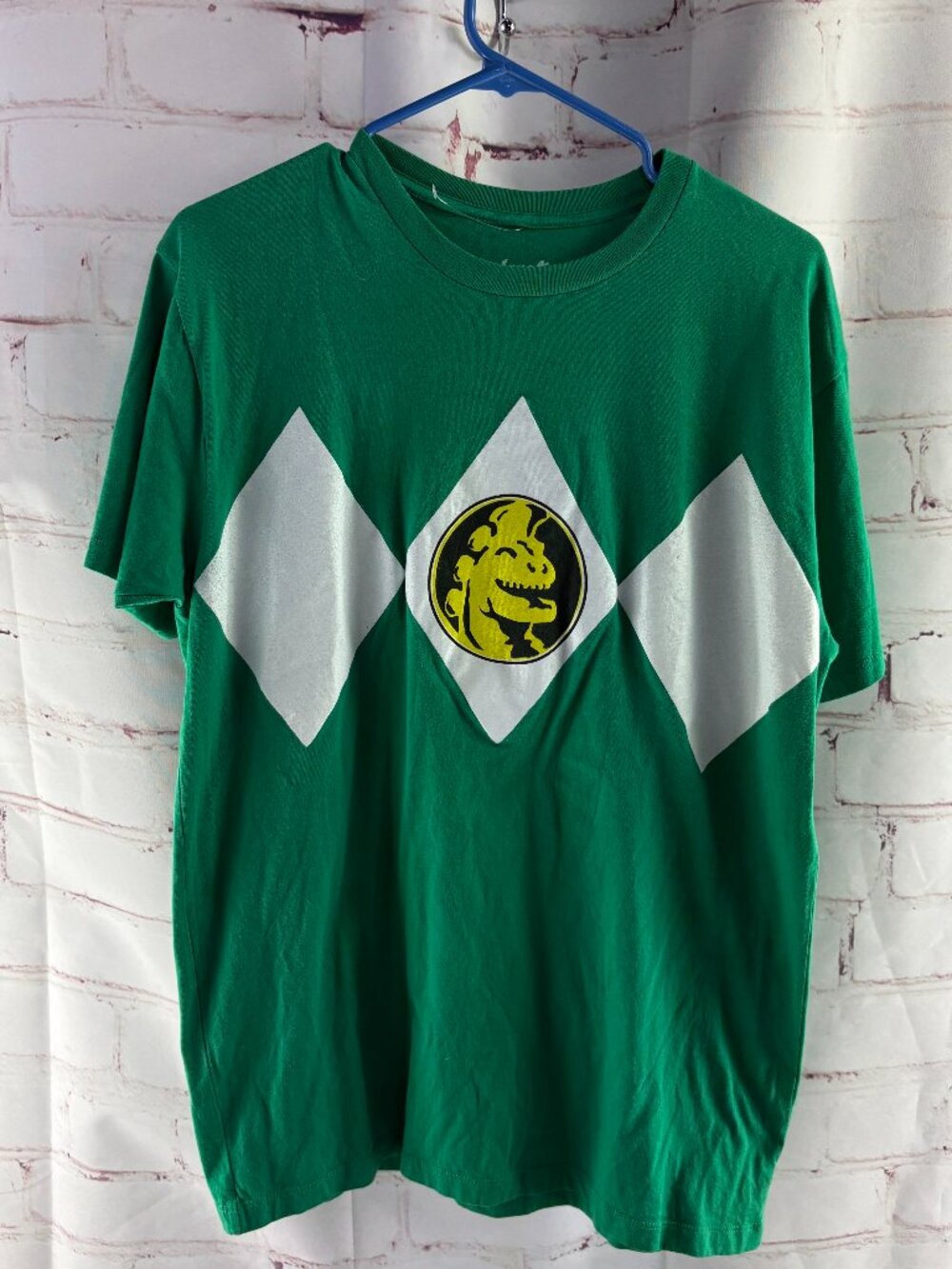 Mighty Morphin Power Rangers Green Ranger WeLoveFine T-Shirt Men's Large